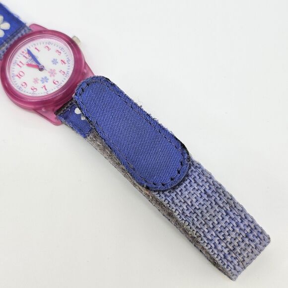 Timex Kids Watch 29MM White Dial Canvas Bands New Battery - Picture 7 of 11